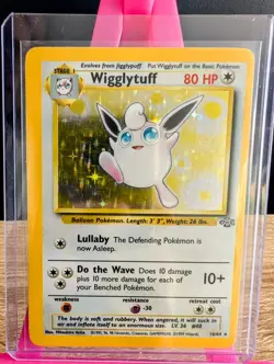 Miscut Rare - Pokemon Card Jungle - Wigglytuff 16/64 Holo Foil Rare. - Image 3