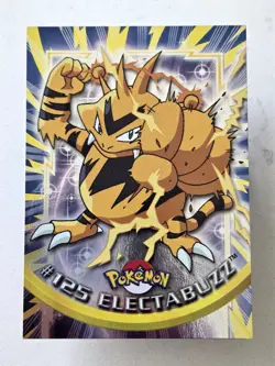 2000 Topps Pokemon Series 3 Silver Foil #125 Electabuzz TV Animation Holo Tcg - Image 1