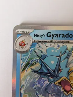 Pokemon - Destined Rivals - Misty's Gyarados - 049/182 - Holo Rare Card LP - Image 2