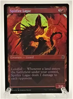 MTG Zendikar Rising SPITFIRE LAGAC Foil Showcase, 302 ZNR, NM - Image 1