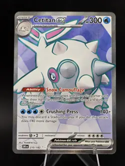 Cetitan ex - 210/182 - SV10: Destined Rivals Ultra Rare Pokemon TCG - Image 1