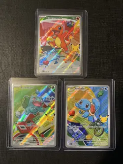 Pokemon First Partner Illustration Collection Series 1 Kanto Gen 1 LOT OF 3 SET - Image 1