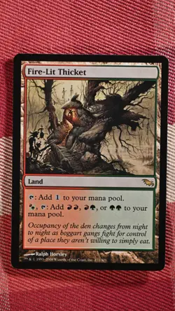 Fire-Lit Thicket Shadowmoor Regular MTG Rare - Image 1