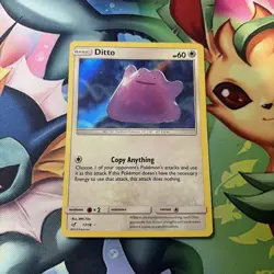 Ditto 17/18 Rare Ultra Detective Pikachu Pokemon Lightly Played - Image 1