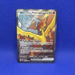 Pokemon TCG Team Rockets Moltres EX#208/182 Destined Rivals - Image 1