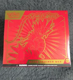 Pokemon TCG Scarlet and Violet Base Set ETB's Koraidon And Miraidon Both Artwork - Image 2