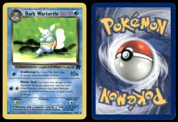 DARK WARTORTLE 46/82 UNCOMMON TEAM ROCKET POKEMON NM - Image 1