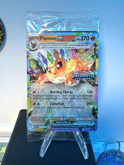 Flareon ex 014/131 Prismatic Evolutions Stamped Sealed Promo Pokemon TCG - Image 1