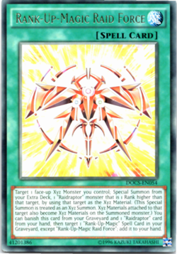 Rank-Up-Magic Raid Force - DOCS-EN054 - Rare - Yugioh - Image 1