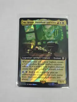 Mr. House, President and CEO (Extended Art) (Surge Foil) Universes Beyond:... - Image 1