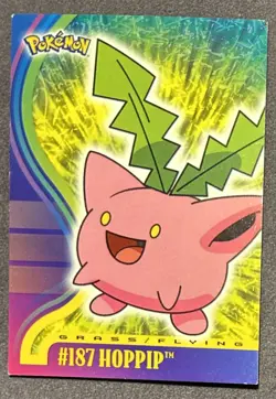 Pokemon Card Topps Hoppip #187 - Image 1