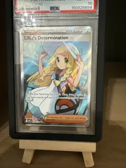 PSA 10 LILLIE'S DETERMINATION 169 MEGA EVOLUTIONS ULTRA RARE TRAINER POKEMON - Image 2