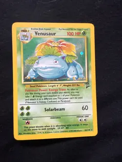 Pokemon TCG Venusaur Holo Rare Card 18/130 Base Set 2 - Image 1