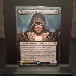 MTG Valki, God of Lies (Borderless) Kaldheim Regular - Image 1