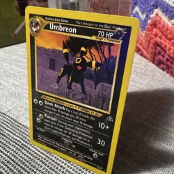 Pokemon Umbreon 32/75 Neo Discovery Rare Regular English 70 HP Stage 1 Card - Image 2