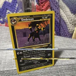 Pokemon Umbreon 32/75 Neo Discovery Rare Regular English 70 HP Stage 1 Card - Image 3