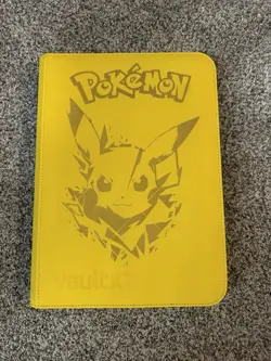 Pokemon Laser Engraved 9 Pocket Pikachu Binder - Made To Order - Image 1
