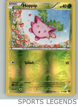 2016 pokemon Steam Seige reverse holo Hoppip 3/114 - Image 1
