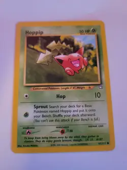 Hoppip Pokemon TCG Neo Genesis 61/111 Regular Unlimited Common - Image 1