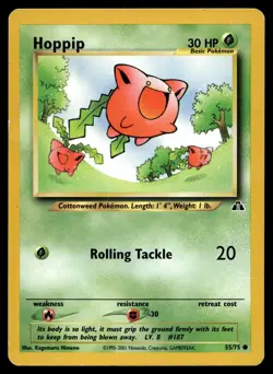 HOPPIP 55/75 COMMON NEO DISCOVERY POKEMON - Image 1