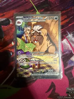 Pokemon TCG Arven's Mabosstiff EX 235/182 Sv10: Destined Rivals Rare NM/M - Image 1
