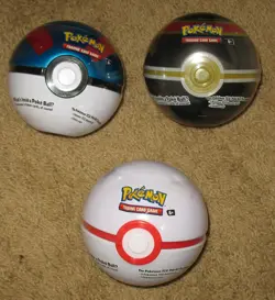 POKEMON: TCG, POKEBALL, LOT OF 3 BALLS, 2023, H24, A24 - Image 1