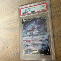 2023 Pokemon SWSH Suicune Full Art GG38 PSA 10 Crown Zenith - Image 2