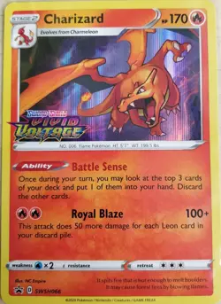 Charizard - SWSH066 - Prerelease Promo NM, English Pokemon SWSH Black Star Promo - Image 1