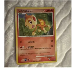 Nintendo Pokemon TCG Chimchar DP02 Diamond & Pearl Promo Holo 50 HP English 2007 - Image 1
