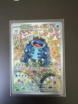 Seismitoad 105/086 Holo Illustration Rare Black Bolt Pokemon Holo NM/M - Image 1