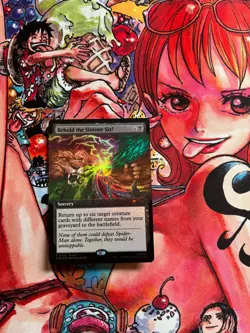 MTG Spider-Man - Welcome Deck Green + Behold the Sinister Six Promo PAX Bundle - Image 2