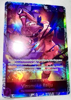 One Piece Legacy of the Master OP12-063 Vinsmoke Reiju SR Near Mint Foil - Image 1