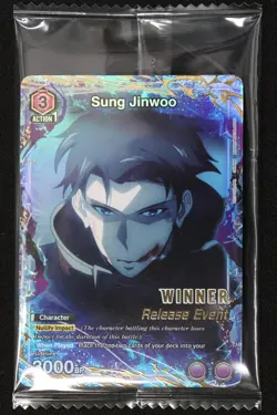Union Arena Solo Leveling Sung Jinwoo Winner Promo Release Event Card - Image 1