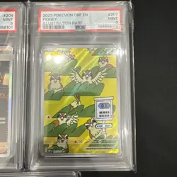 lot of 3 psa 9 Graded pokemon Cards - Image 3
