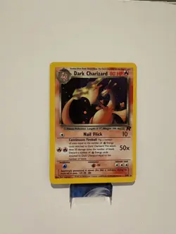 Pokemon TCG Dark Charizard Holo Rare Card 4/82 Team Rocket Series LP+ - Image 1