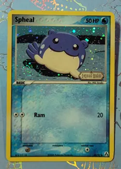 Spheal 65/92 EX Legend Maker Reverse Holo Stamped Pokemon Card NM w/ Swirl! - Image 1
