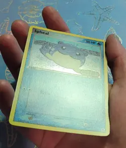 Spheal 65/92 EX Legend Maker Reverse Holo Stamped Pokemon Card NM w/ Swirl! - Image 3