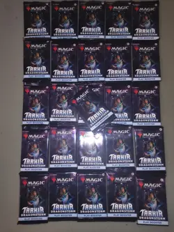 (20 Twenty MTG Tarkir Dragonstorm Booster Pack Lot - Image 1