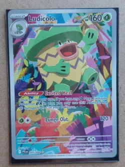 Ludicolo 95/94 Phantasmal Flames Pokemon Card NM Pack Fresh - Image 1