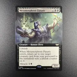 Metamorphosis Fanatic 21 NM Commander: Duskmourn - MTG Extended art Non foil - Image 1