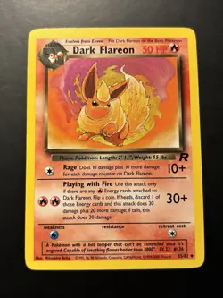 Pokemon Dark Jolteon 38/82 Dark Flareon 35/82 Dark Vaporeon 45/82 All Cards LP - Image 2