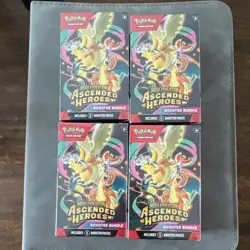 Pokemon Mega Evolution Ascended Heroes Booster Bundle 4 Sealed Boxes - Image 1