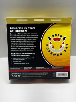The Pokemon TCG: Pokemon Day 2026 Collection Pikachu Promo + Coin Free Shipping! - Image 2