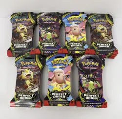 Pokemon TCG: Perfect Order Sleeved Booster Pack LOT OF 24 SEALED - Image 1