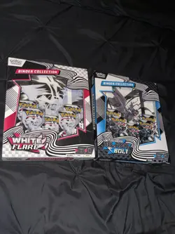 Pokemon TCG Scarlet & Violet White Flare + Black Bolt Binder Collection 2 Box - Image 1
