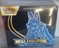 Pokemon TCG Mega Evolution Lucario Elite Trainer Box ETB Factory Sealed IN HAND - Image 1