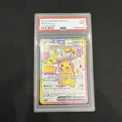 2024 POKEMON SSP EN-SURGING SPARKS ULTRA RARE #219 PIKACHU EX PSA 9 - Image 1