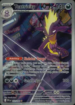 Toxtricity 103/094 Illustration Rare Phantasmal Flames Pokemon NM - Image 1