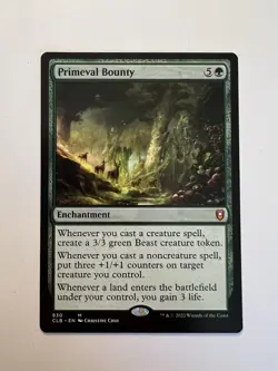 Primeval Bounty - MTG Commander Legends: Battle for Baldur's Gate - NM - Image 1