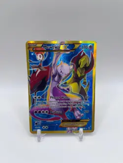 Pokemon Mewtwo Ex Breakthrough 163/162 Secret Rare Full Art Holo HP English - Image 1